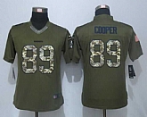 Women Limited Nike Oakland Raiders #89 Cooper Green Salute To Service Jersey,baseball caps,new era cap wholesale,wholesale hats